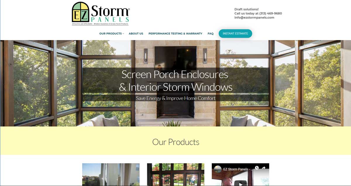 Screen Porch Enclosures Interior Storm Windows Vinyl